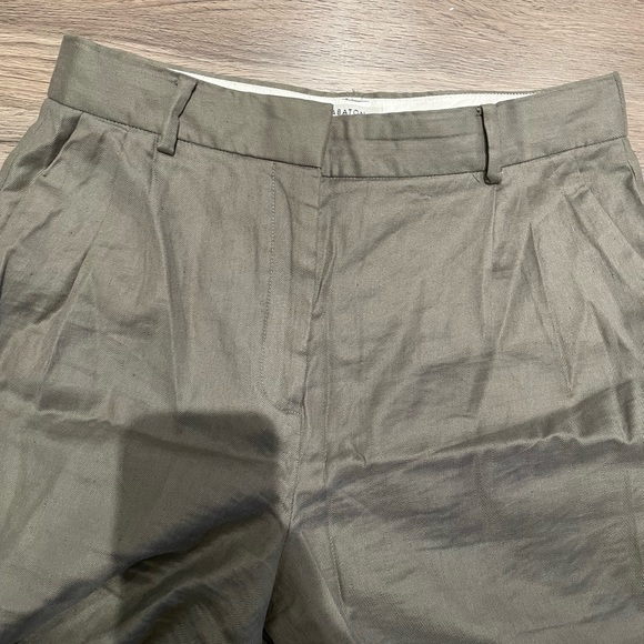 Aritzia- Babaton Linen Wide Leg Dress Pant - Picture 5 of 10